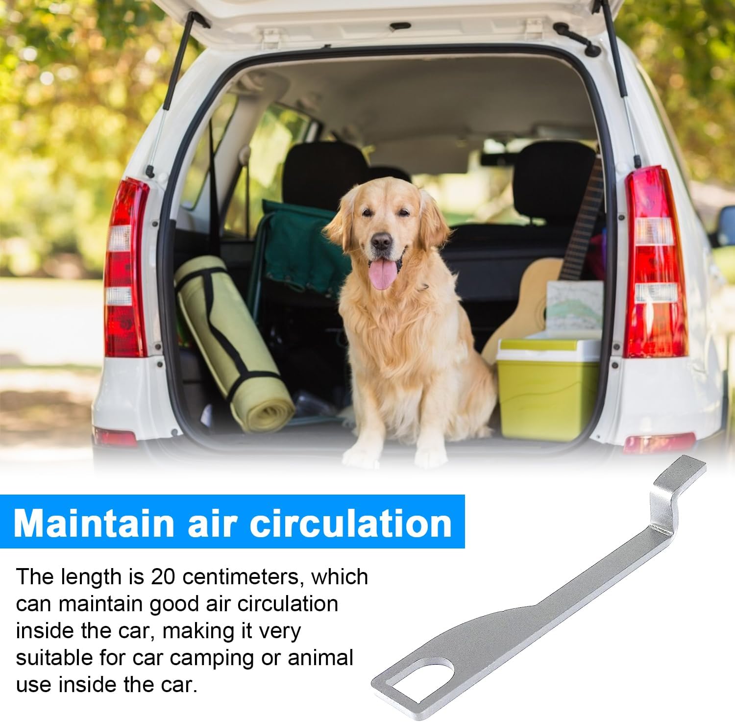 20 cm Tailgate Stand Compatible with VW T4 T5 T6, Stainless Steel Extension Tailgate Stand, VW T5 T6 Multivan Camping Accessories