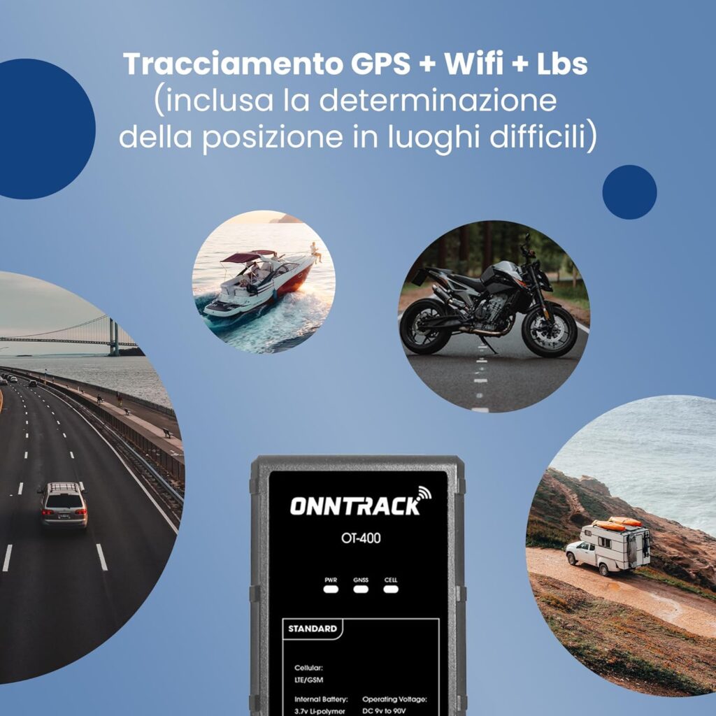 400 GPS Tracker | Built-in Tracker | Lifetime Free Tracking | Tracker for Car | Tracking Transmitter | Works Without Subscription