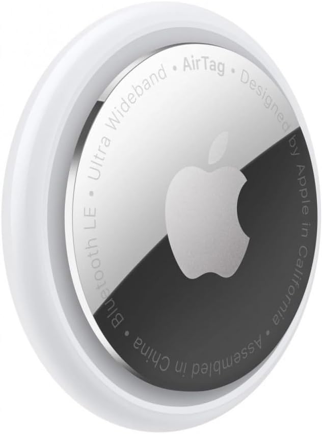 Apple AirTag (4 Pack). Track and find Your Keys, Wallet, Luggage, Backpack and More. Simple one-tap Set up with iPhone or iPad. Replaceable Battery.
