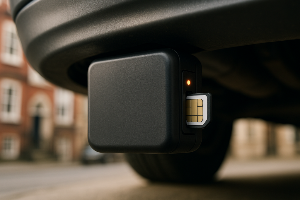 Comeback -GPS Tracker No Subscription + SIM Attached to Vehicle Works Within EU including UK and Switzerland Free App