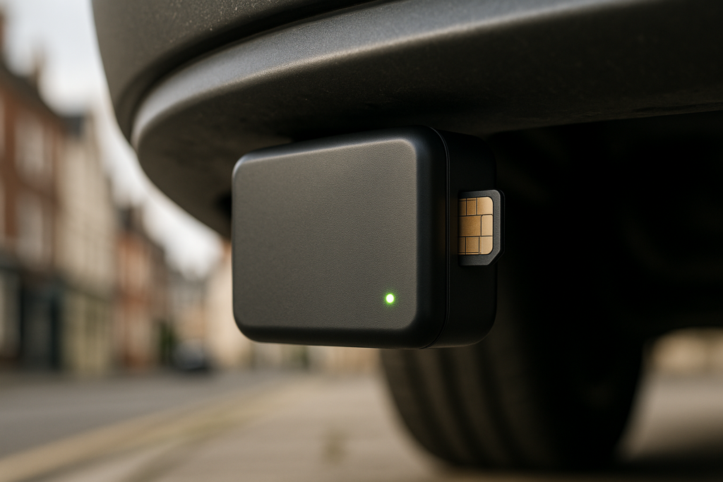 Comeback -GPS Tracker No Subscription + SIM Attached to Vehicle Works Within EU including UK and Switzerland Free App