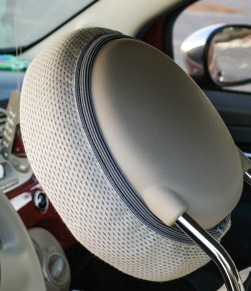 CORA Custom Front Seat Covers Fiat Grey/Cream