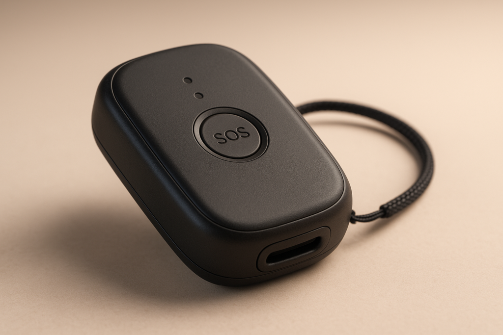 G-TELWARE SOS GPS Tracker G-Assistant, GPS/GSM/4G LTE, Emergency Call System with Phone, Fall Sensor, GEO Fence, IP67 Waterproof, for Seniors, Children, Dementia Sufferers (Carbon Black, 2G