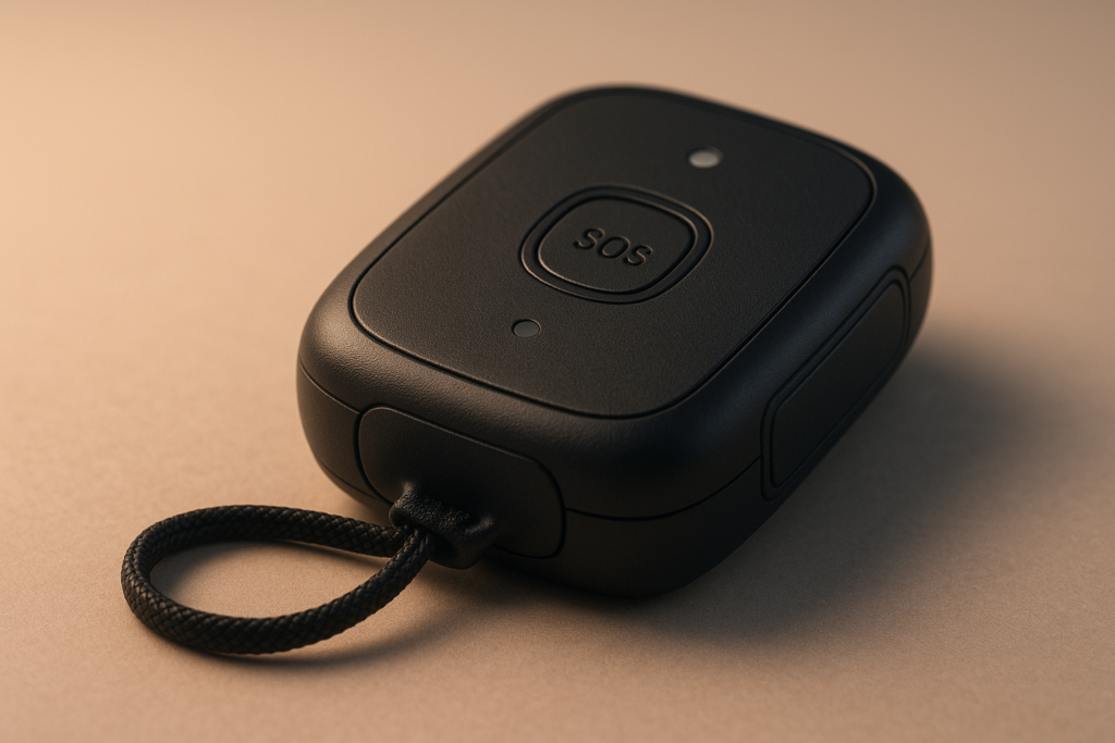 G-TELWARE SOS GPS Tracker G-Assistant, GPS/GSM/4G LTE, Emergency Call System with Phone, Fall Sensor, GEO Fence, IP67 Waterproof, for Seniors, Children, Dementia Sufferers (Carbon Black, 2G