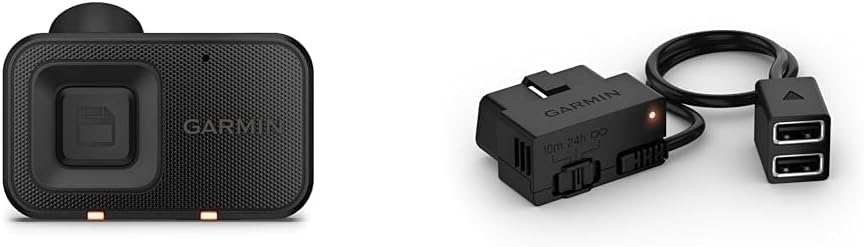 Garmin Dash Cam Bundle – Mini 3 x 2 & Constant Power Cable (OBD-II Port > 2X USB)