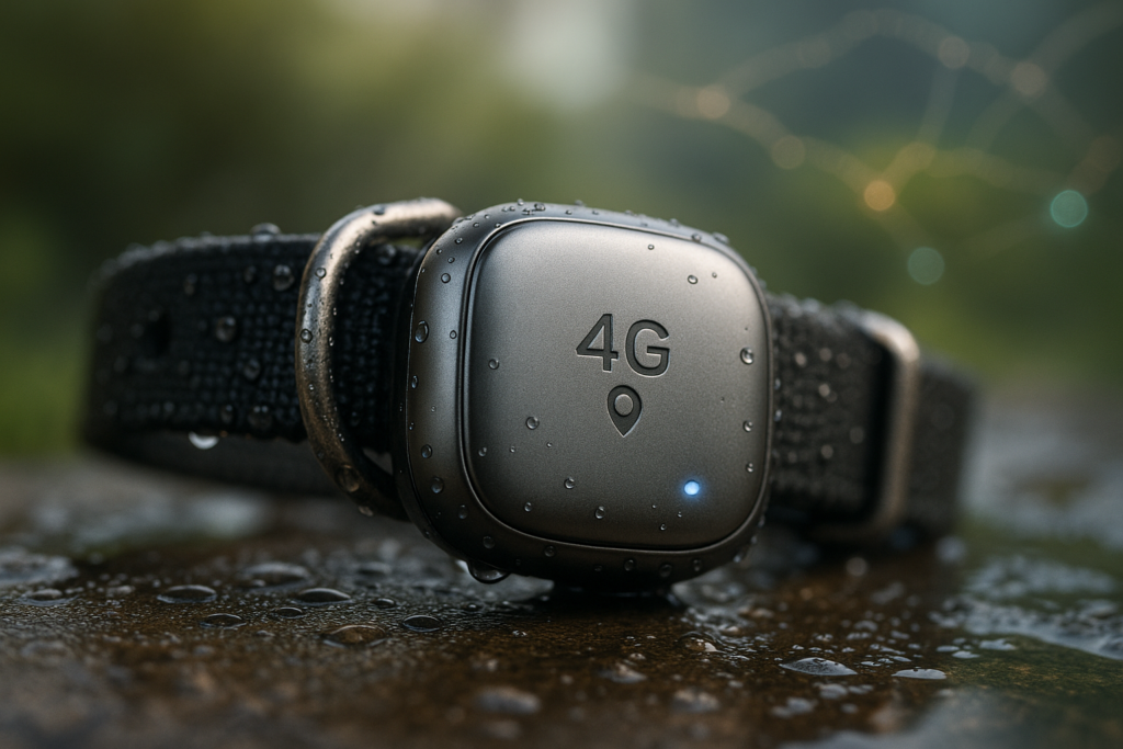 GPS Tracker for Dogs, 4G Dog Tracker, Time-Tracking, Virtual Fence, 100% Waterproof Pet Tracker, Tracking Device for Runaway Cats