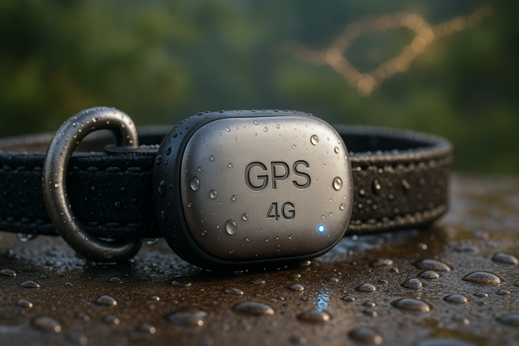 GPS Tracker for Dogs, 4G Dog Tracker, Time-Tracking, Virtual Fence, 100% Waterproof Pet Tracker, Tracking Device for Runaway Cats