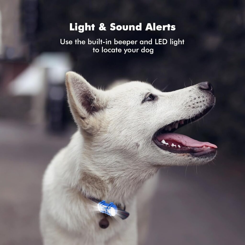 GPS Tracker for Dogs, 4G Dog Tracker, Time-Tracking, Virtual Fence, 100% Waterproof Pet Tracker, Tracking Device for Runaway Cats