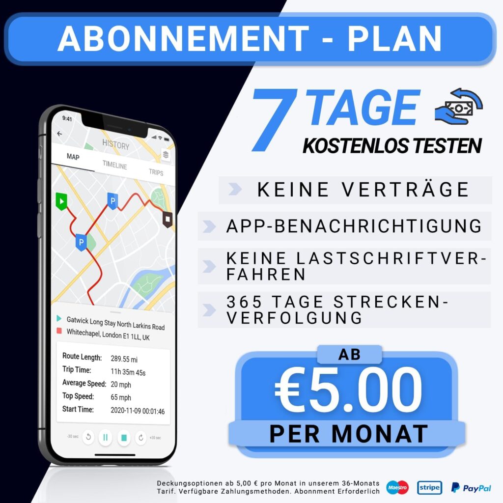 GPSLive PRO 4G Magnetic GPS Tracker Car, Motorhome, Car | Easy Installation | Live Tracking with App | GPS Transmitter | Tracking Transmitter Car GPS Tracker (104 Pro 4G Plus (20,000 mAh))