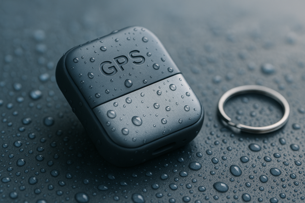 Invoxia Mini GPS Tracker - Waterproof GPS Tracker with Real Time Anti-Theft Alerts - Up to Months Battery Life - Year Subscription Included - Small and Light