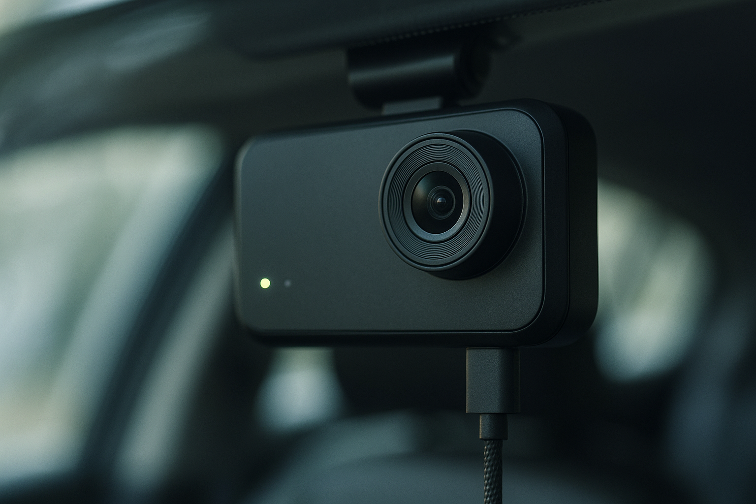 KAWA 2K Dash Cam for Cars with Voice Control – with Type-C Port Hardwire Kit