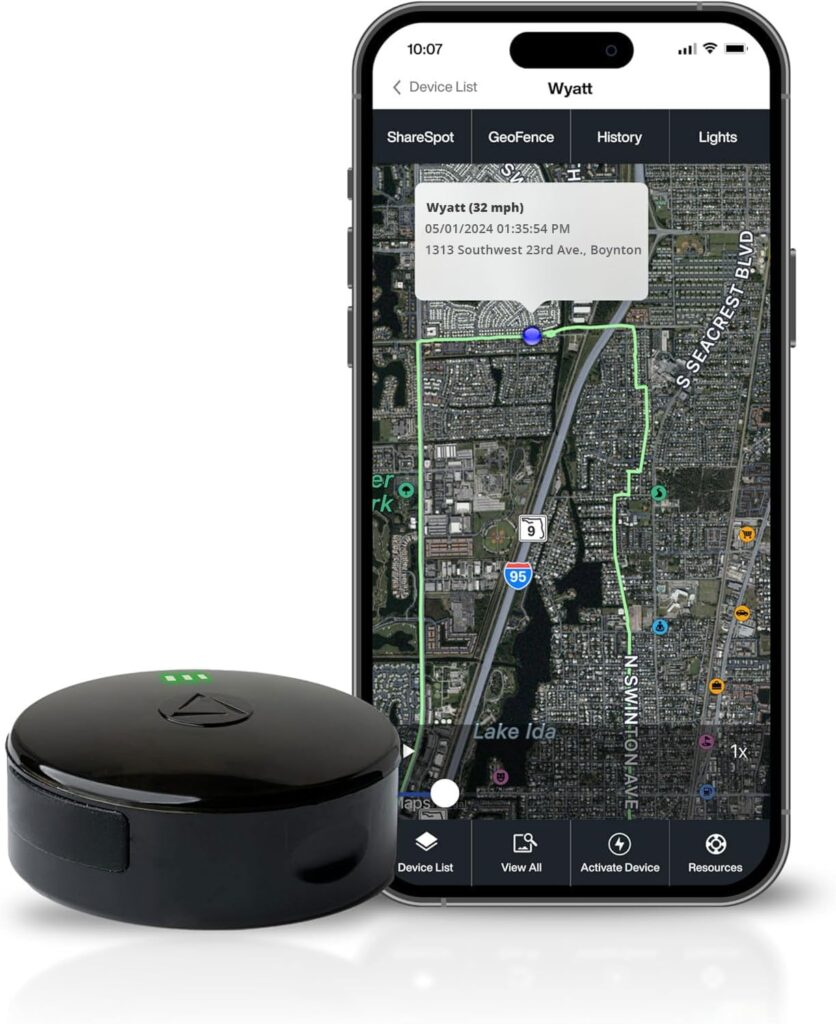 LandAirSea GPS Tracker - USA Manufactured, Waterproof Magnet Mount. Full Global Coverage. 4G LTE Real-Time Tracking for Vehicle, Asset, Fleet, Elderly and More. Subscription is Required.
