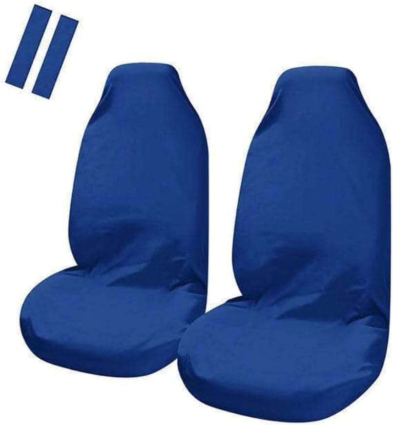 My Car Universal Pulse Throwover Front Seat Covers, Red