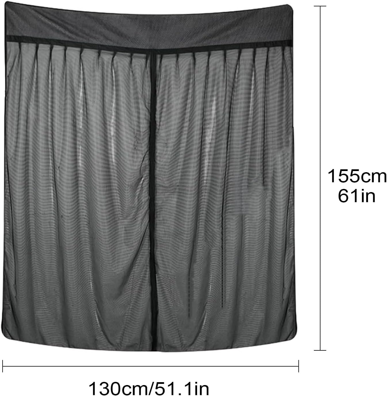 RV Screens & Curtains – Breathable RV Mesh Screen Door Curtains | Easy Install Heavy Duty Camping Cover, Car Sunshade Mesh, Car Accessories for Mother’s Day, Offices