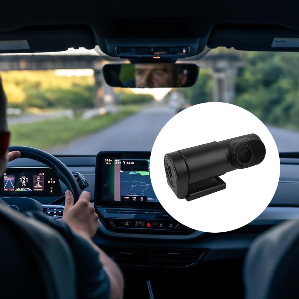 Sarini Dash Cam Front,1080P WiFi Dash Camera For Cars,Car Camera Dash With Mini Screen Parking Monitor Night Vision 140° Wide Angle App Control