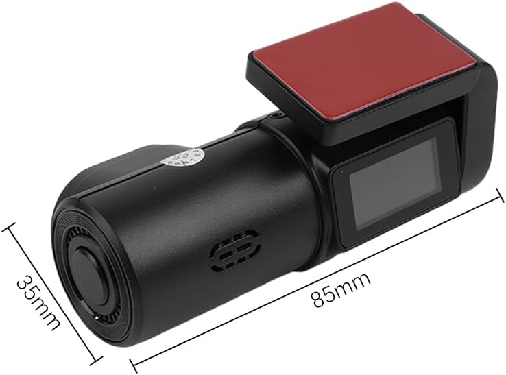 Sarini Dash Cam Front,1080P WiFi Dash Camera For Cars,Car Camera Dash With Mini Screen Parking Monitor Night Vision 140° Wide Angle App Control