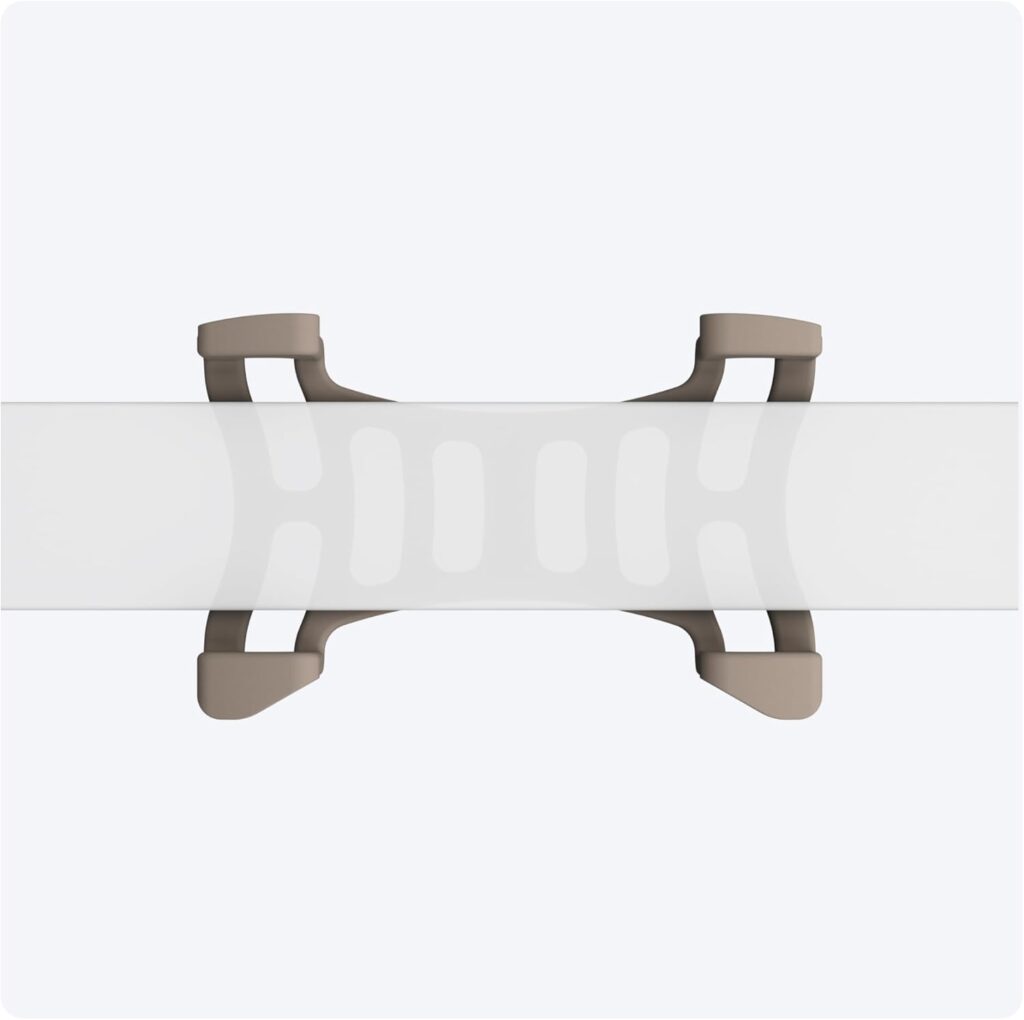 Tractive Rubber Clip Mount x2 for Tractive Dog GPS Tracker (Brown)