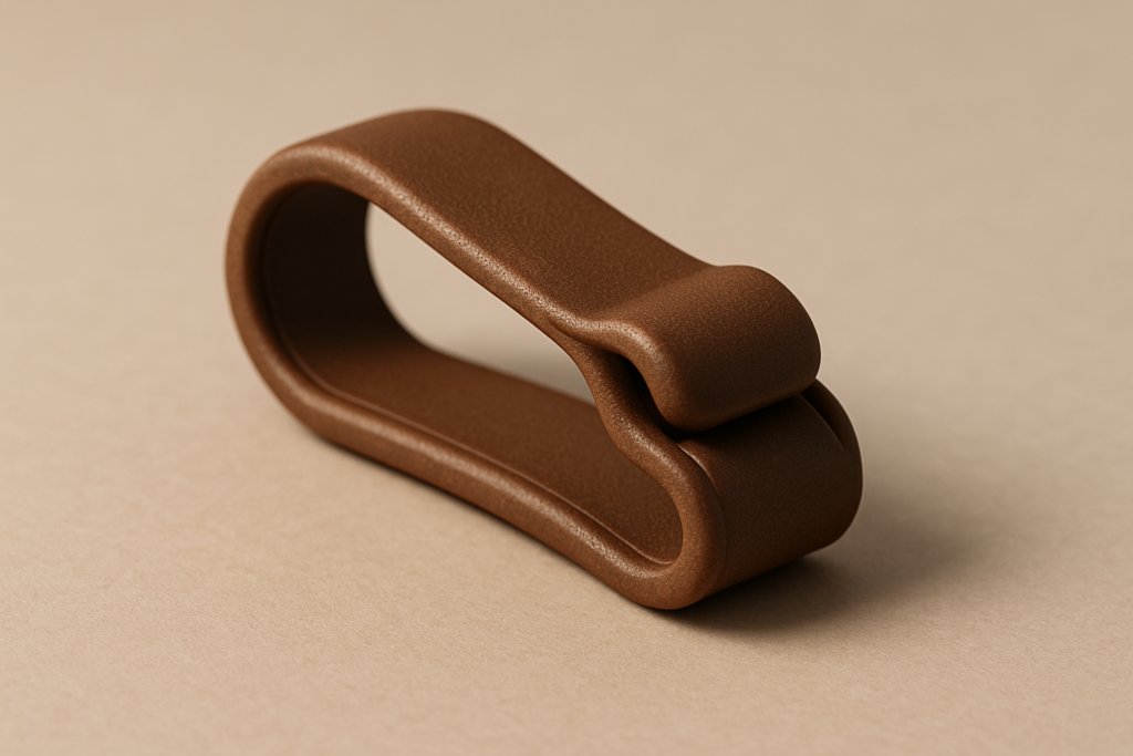 Tractive Rubber Clip Mount x2 for Tractive Dog GPS Tracker (Brown)