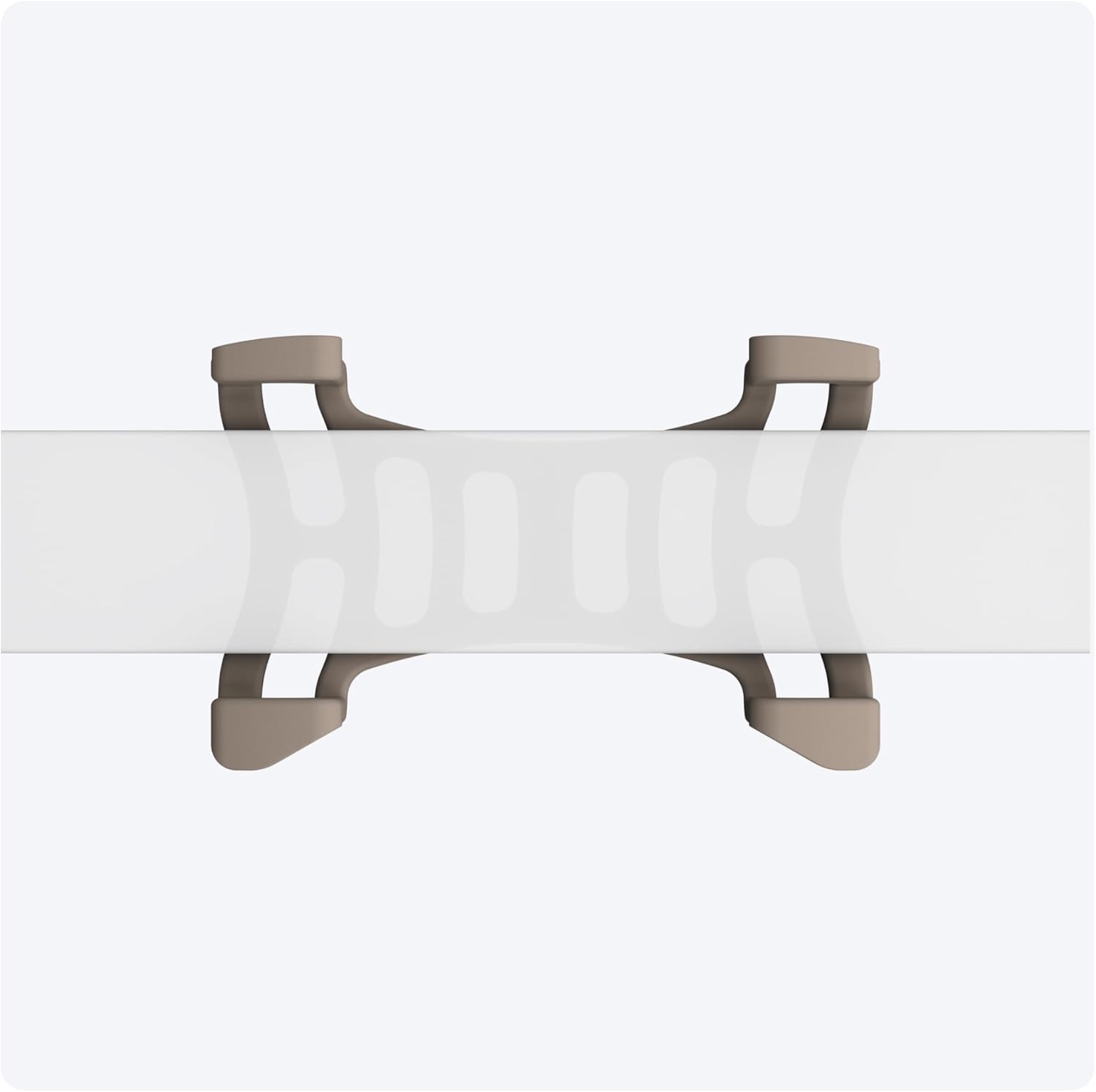 Tractive Rubber Clip Mount x2 for Tractive Dog 6 GPS Tracker (Brown)