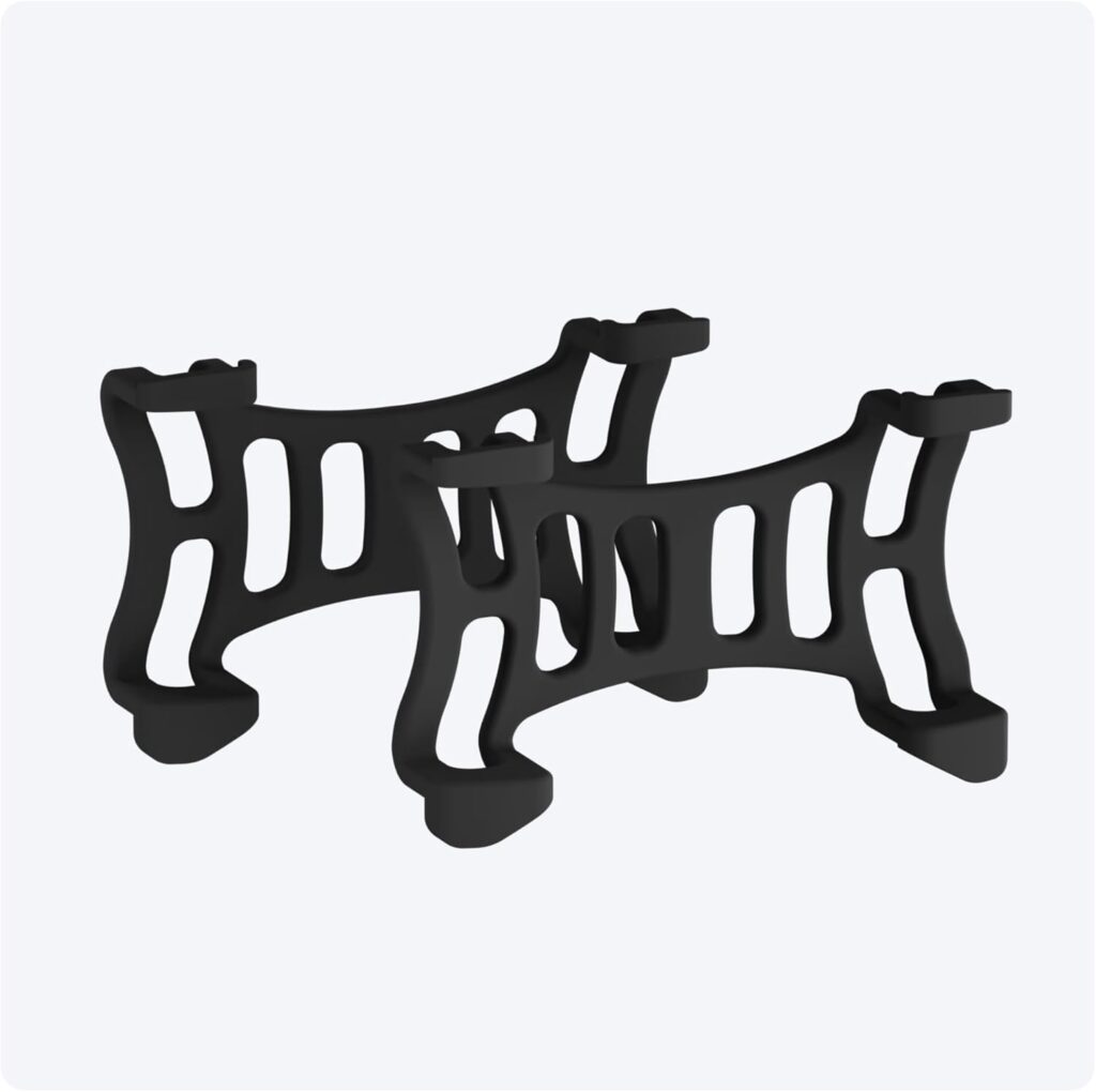 Tractive Rubber Clip Mount x2 for Tractive Dog GPS Tracker (Brown)